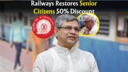 Indian Railways Offers 50% Fare Discount for Senior Citizens – Major Relief Announced for 2025 Travelers