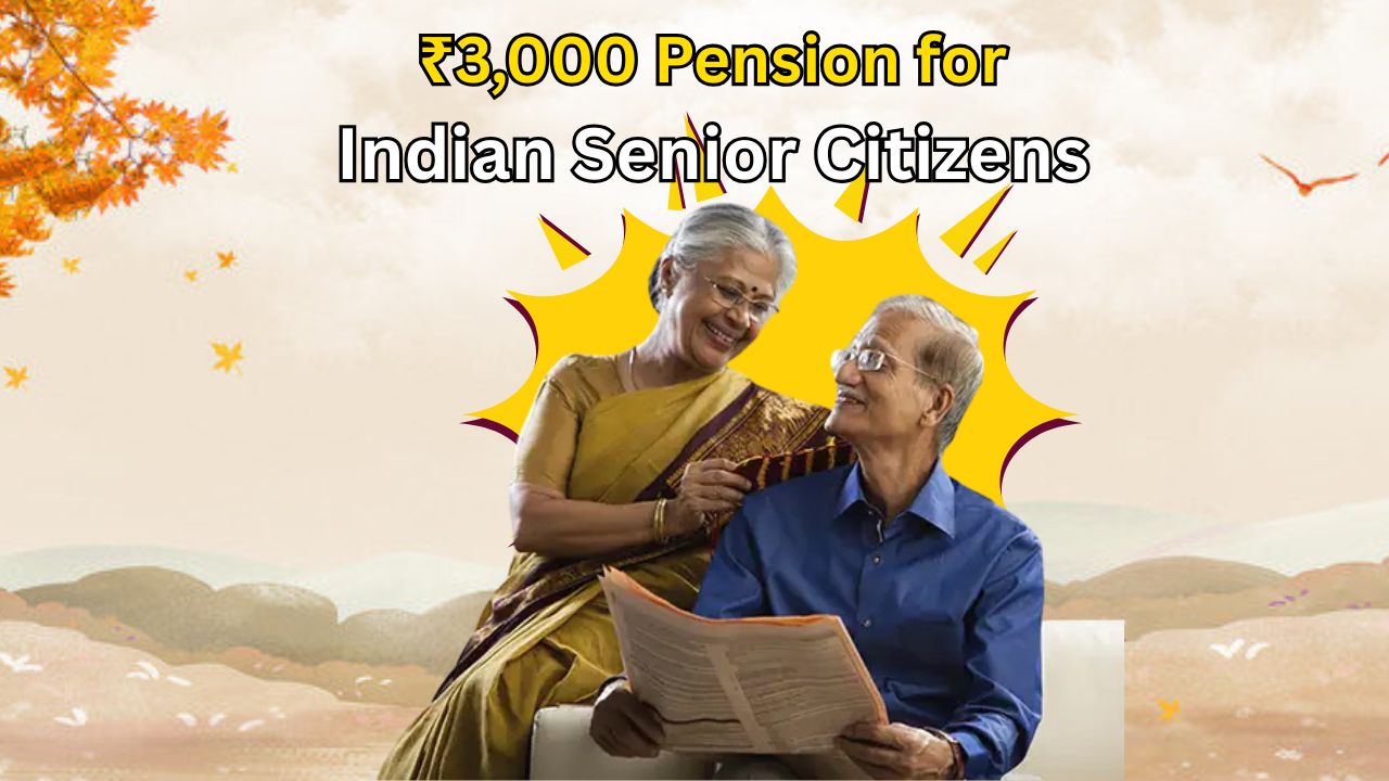 Senior citizen receiving pension from government scheme